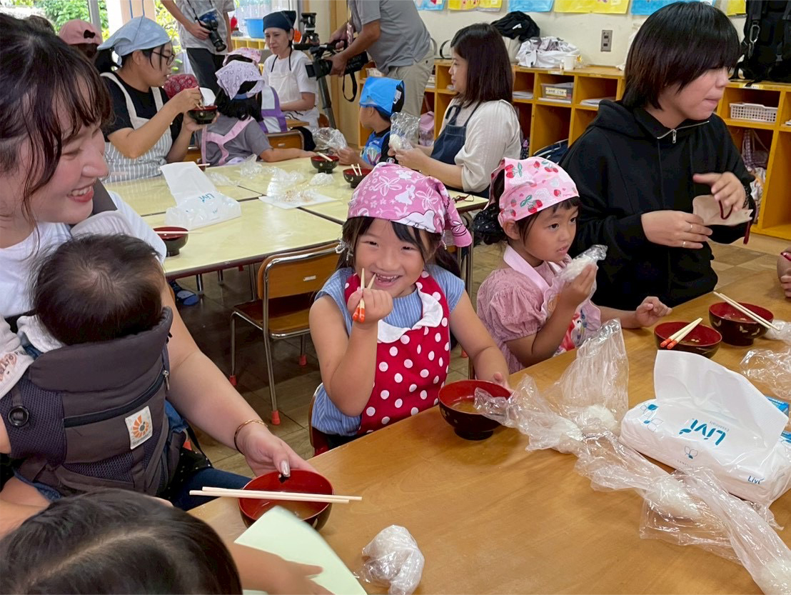 “あい♡”でつなぐ「出前みそつくり」の輪